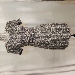 Vintage pencil dress with shoulder padding